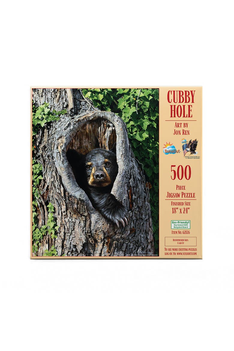 Cubby Hole 500 piece Jigsaw Puzzle for Adults, Alternate, color, Multicolor