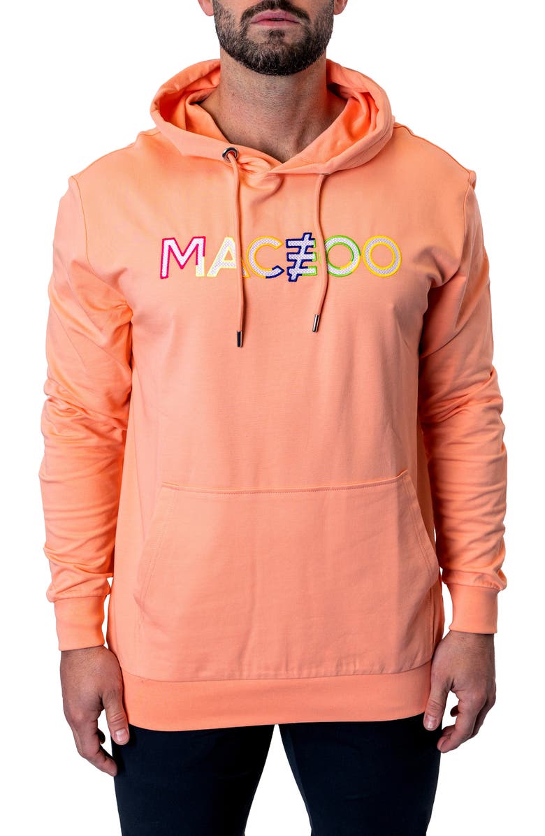 Maceoo TrueColors Embroidered Logo Hoodie, Main, color, Pink
