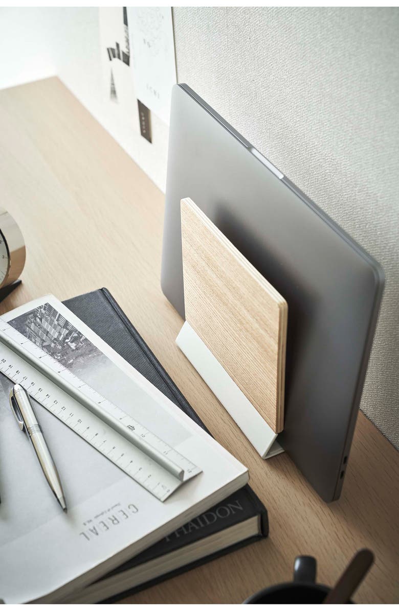 Yamazaki Slim Laptop Stand, Alternate, color, Ash