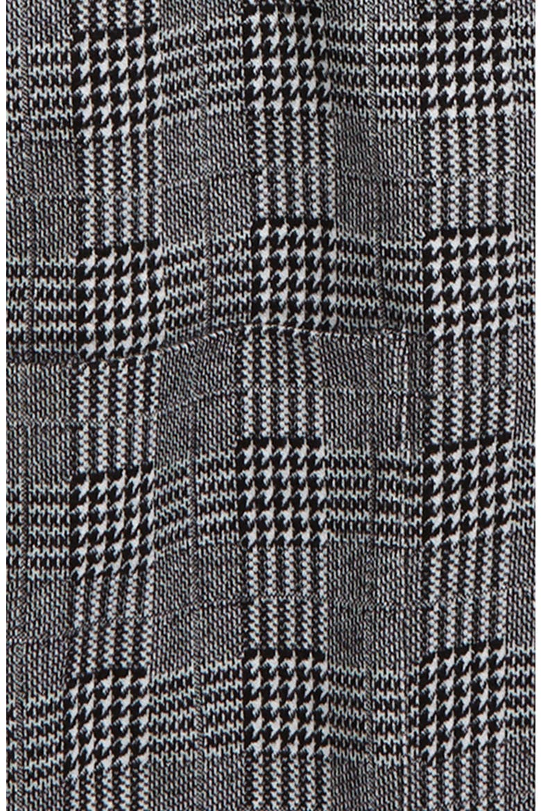 Easy Plaid Duster, Alternate, color, BLACK- WHITE PLAID