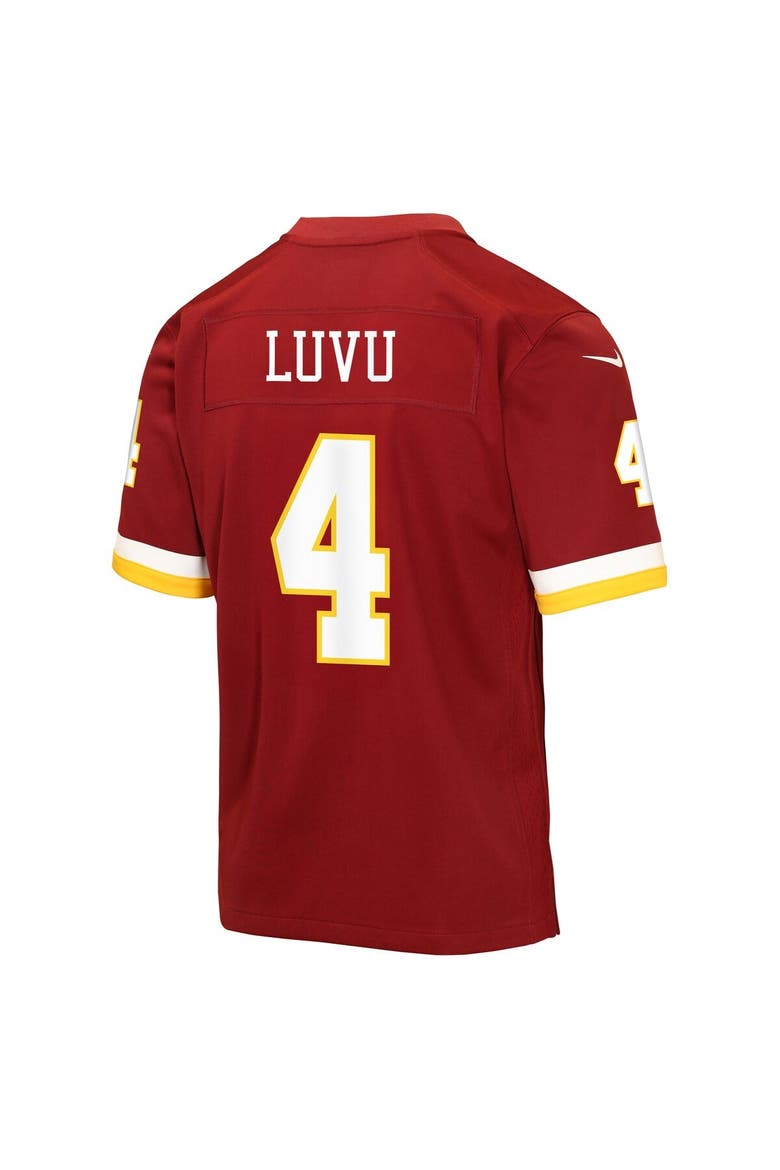Youth Nike Frankie Luvu Burgundy Washington Commanders Game Jersey, Alternate, color, Burgundy
