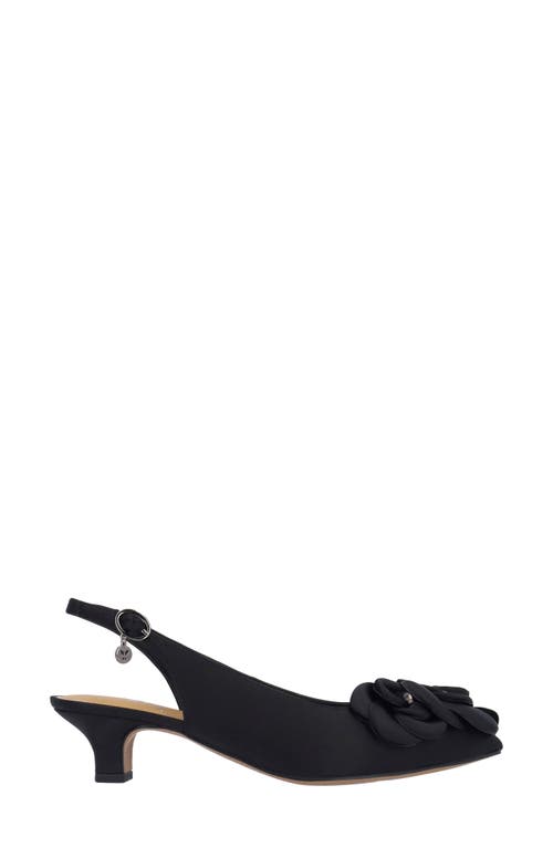 J. Reneé Jozey Pointed Toe Slingback Pump In Black