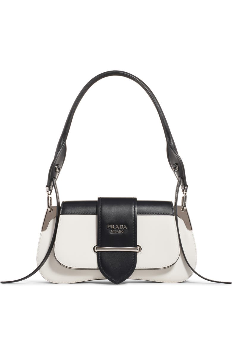 Prada Leather Shoulder Bag, Main, color,