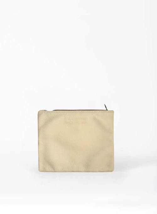 Deux Mains Woven Pouch In Brown