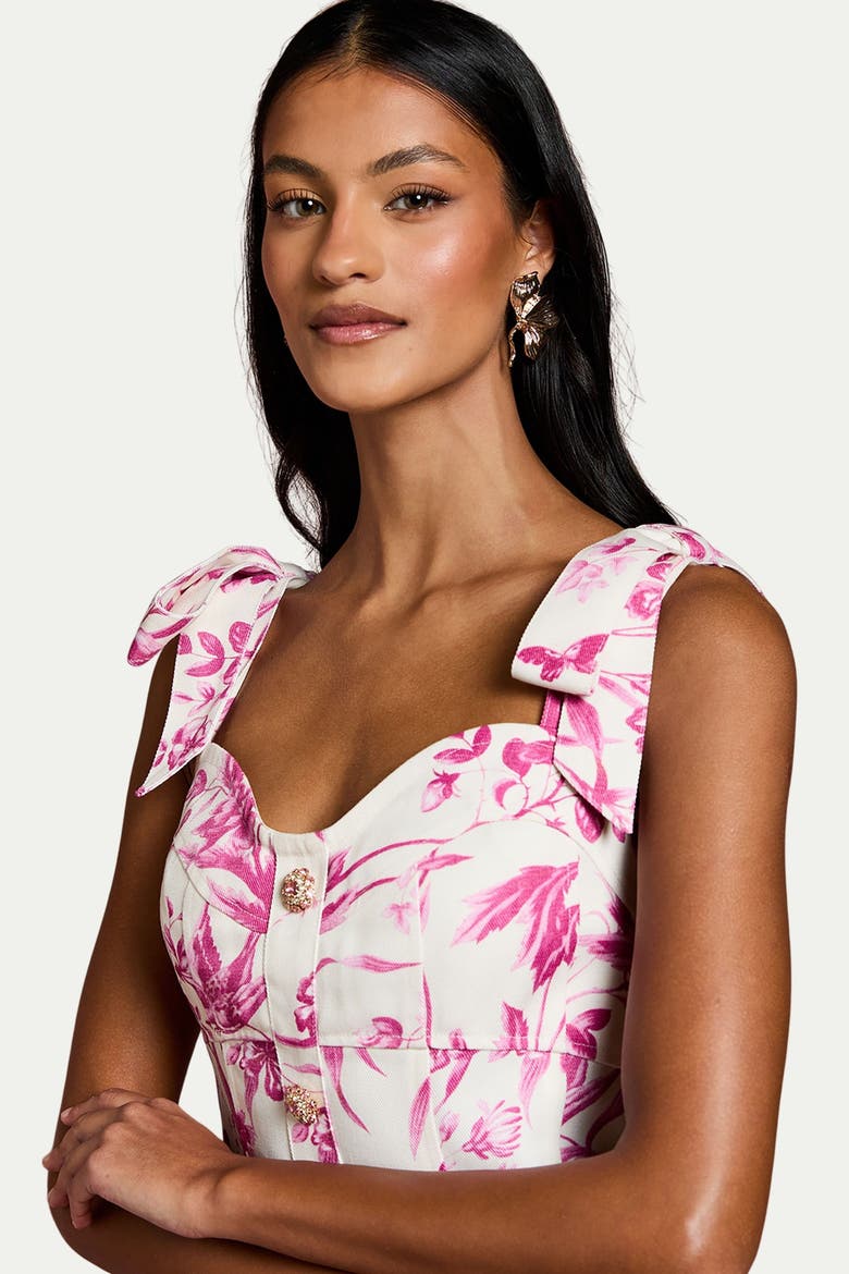 Panelled Fit And Flare Midi Dress, Alternate, color, Ivory