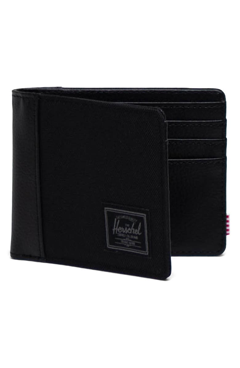 Herschel Supply Co. Hank RFID Bifold Wallet, Alternate, color, Black Tonal