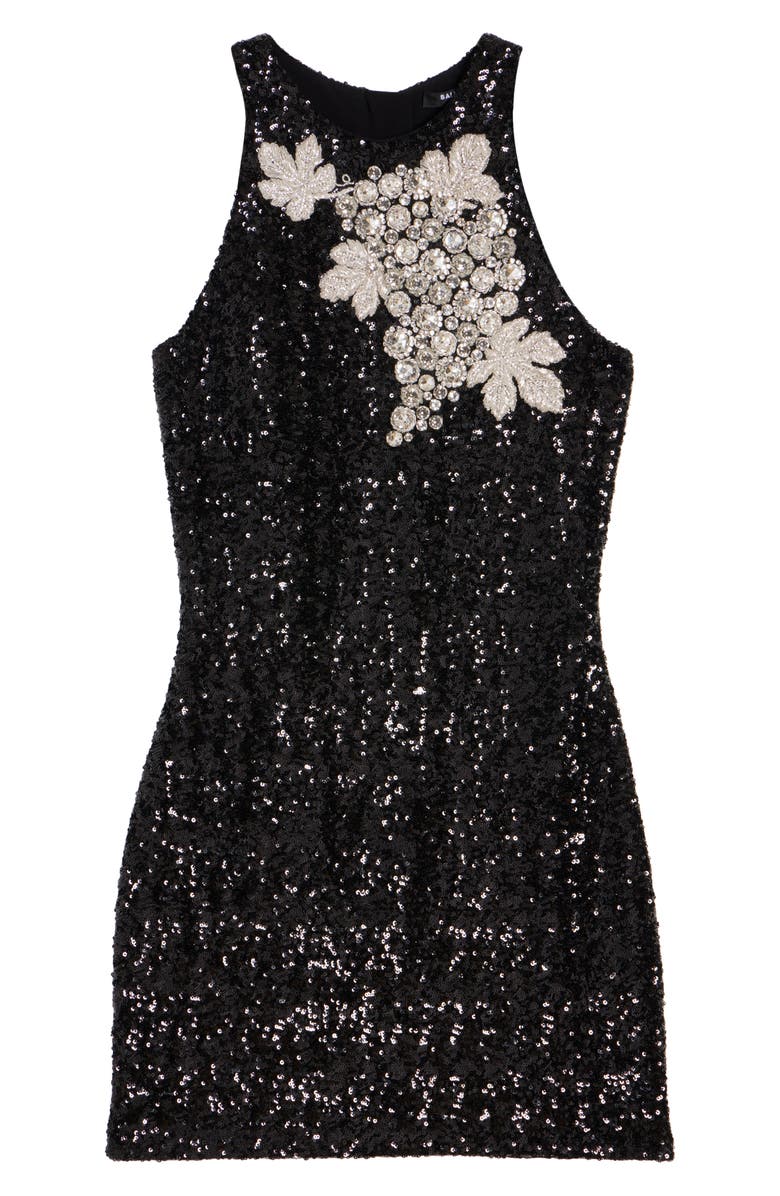 Crystal Grape Sequin Minidress