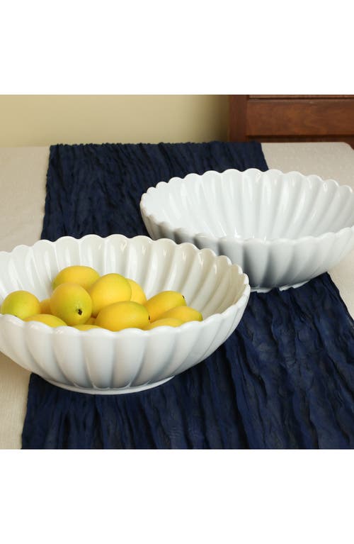 Bia Cordon Bleu Set Of 2 Petal Serving Bowls