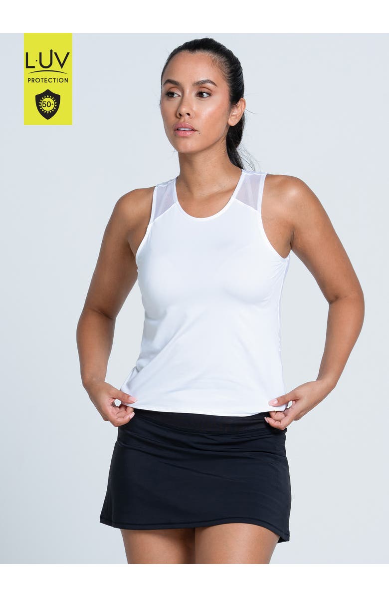 Lucky in Love Freedom Tank, Main, color, White