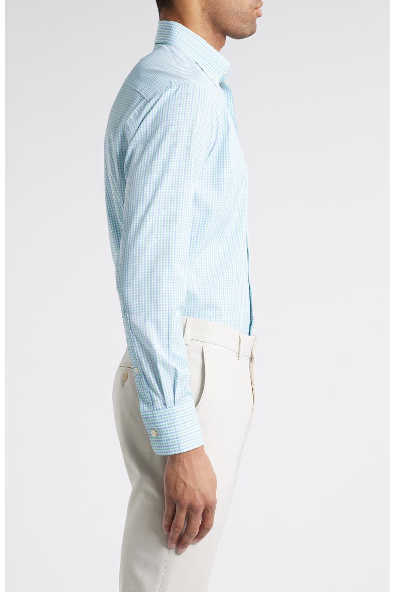 Hamilton Check Performance Button-Down Shirt, Alternate, color, MEADOW