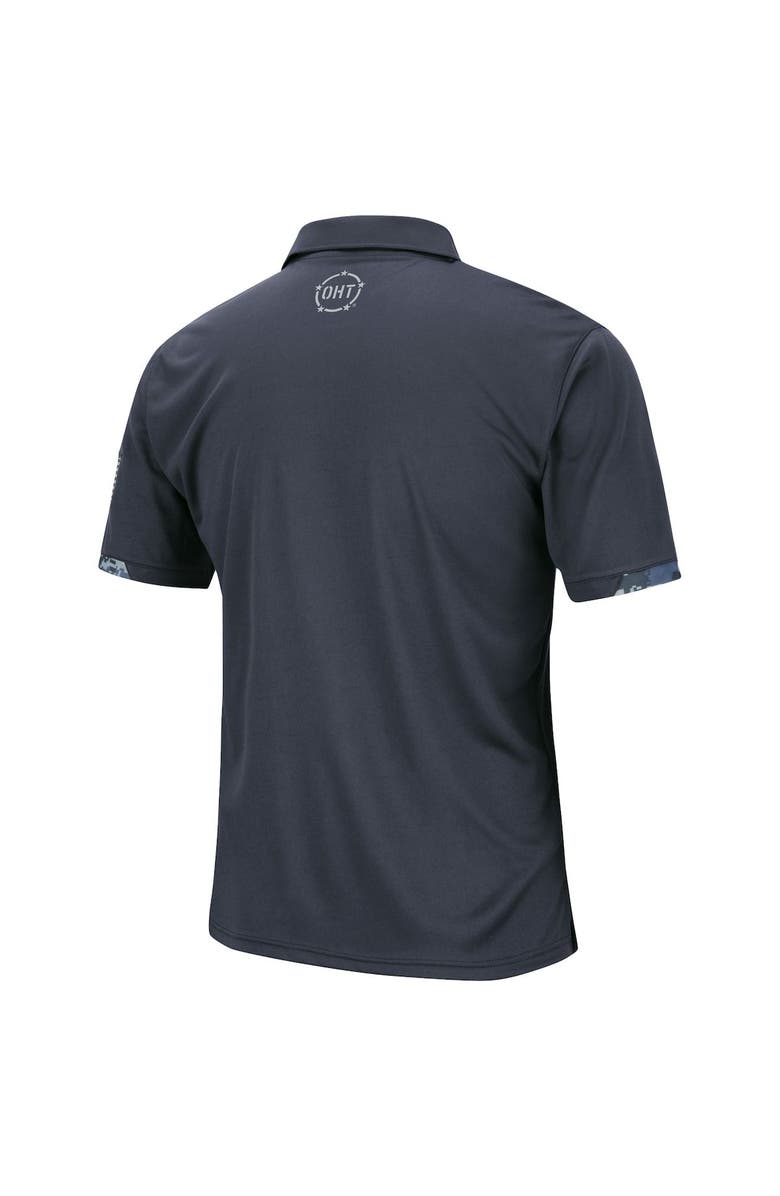 COLOSSEUM Men's Colosseum Charcoal Michigan Wolverines Big & Tall OHT Military Appreciation Digital Camo Polo, Alternate, color, 