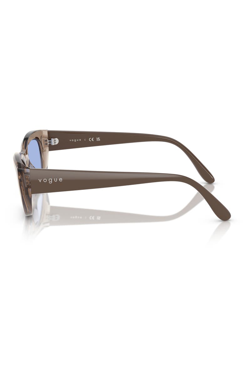 51mm Cat Eye Sunglasses, Alternate, color, BLUE