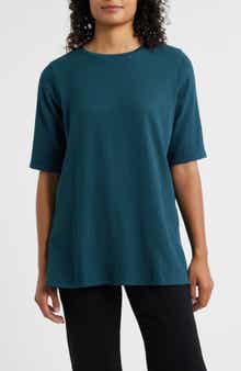 Crewneck Organic Cotton Blend Tunic
