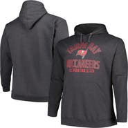 FANATICS Men's Fanatics Branded Heather Charcoal Tampa Bay Buccaneers Big & Tall Pullover Hoodie