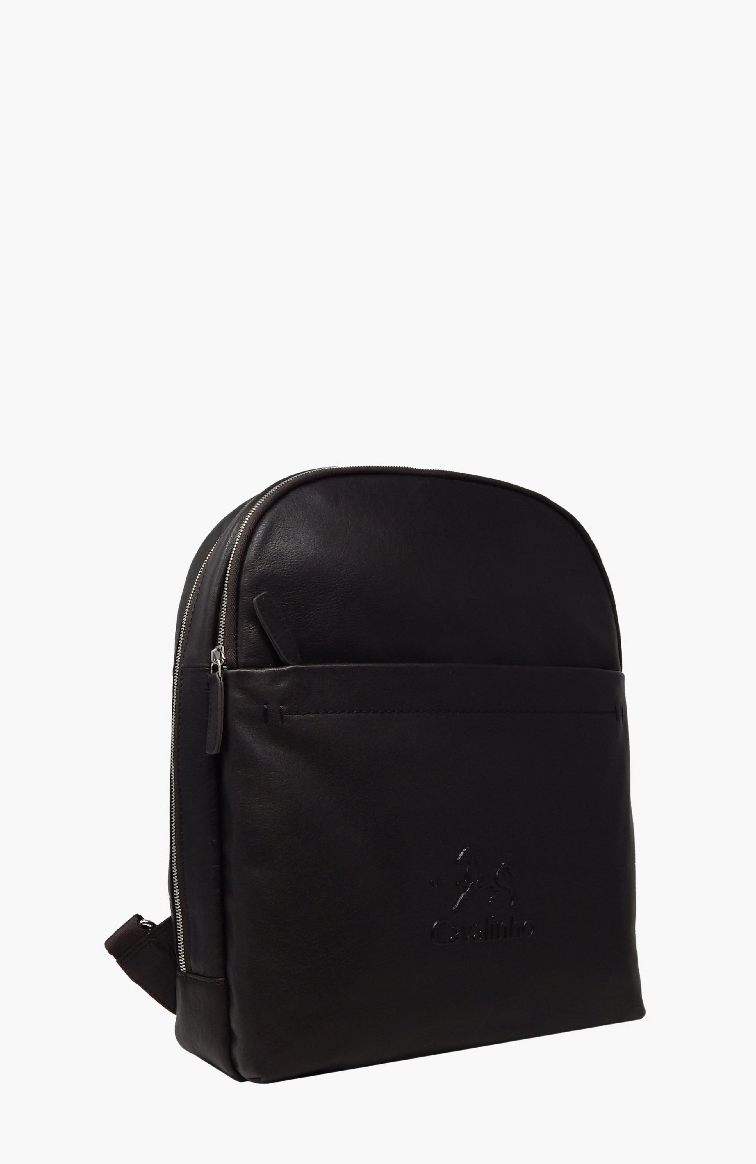 El Cavaleiro 331 Leather Backpack, Alternate, color, Brown