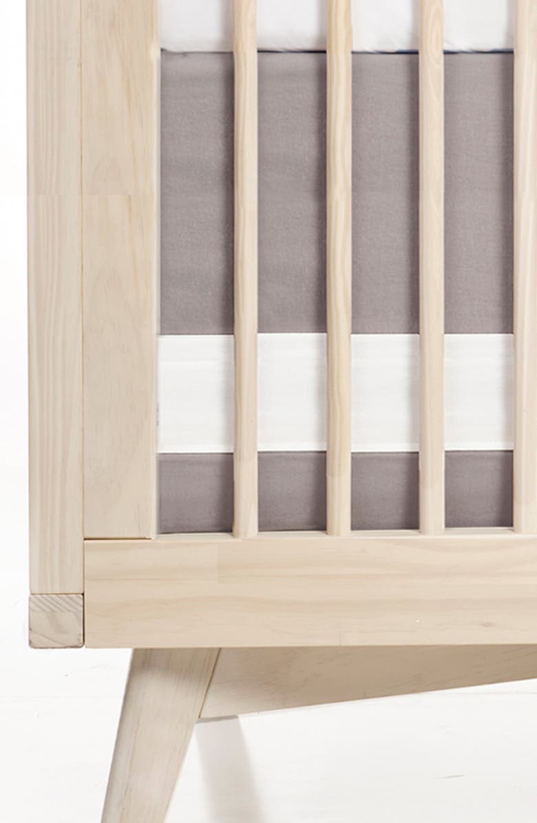 Oilo Print Band Crib Skirt, Main, color,