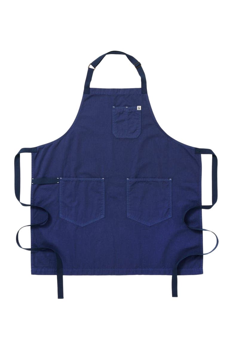 The Essential Apron - French Blue, Main, color, French Blue