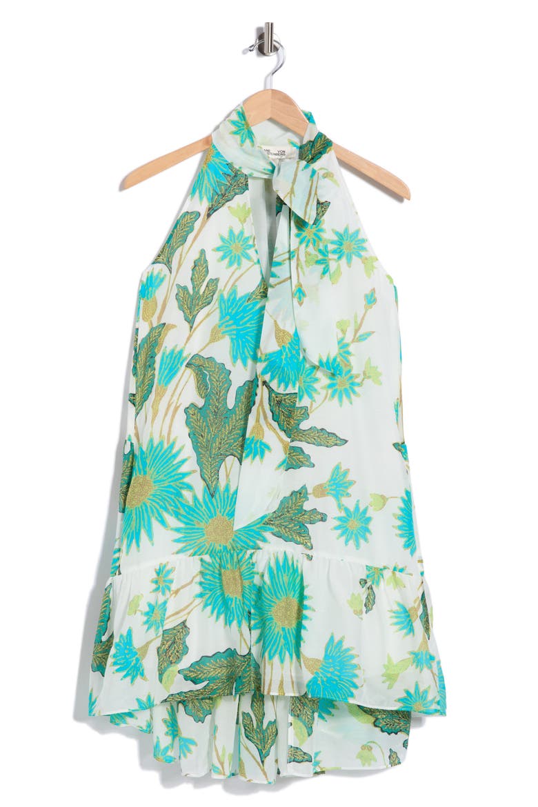 Jade Cotton & Silk Dress, Alternate, color, MARLENE BATIK MID IVORY
