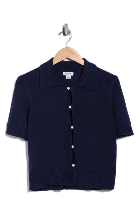 Slub Collared Sweater