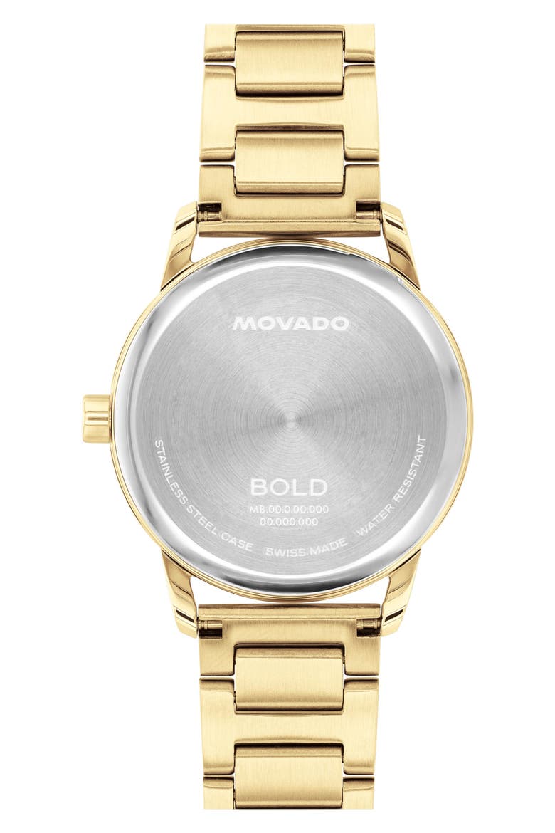 Bold Echo Bracelet Watch, 30mm, Alternate, color, GOLD