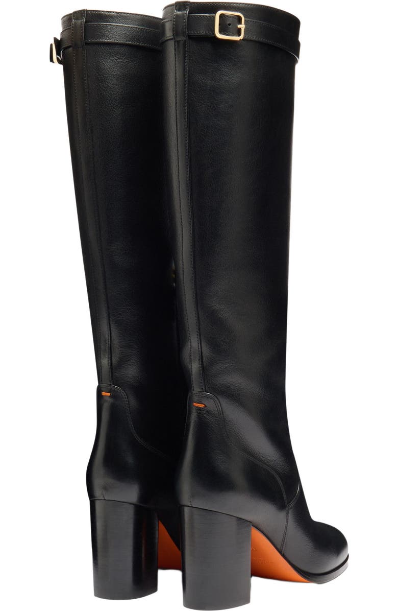 Santoni Women's leather high-heel boot, Alternate, color,