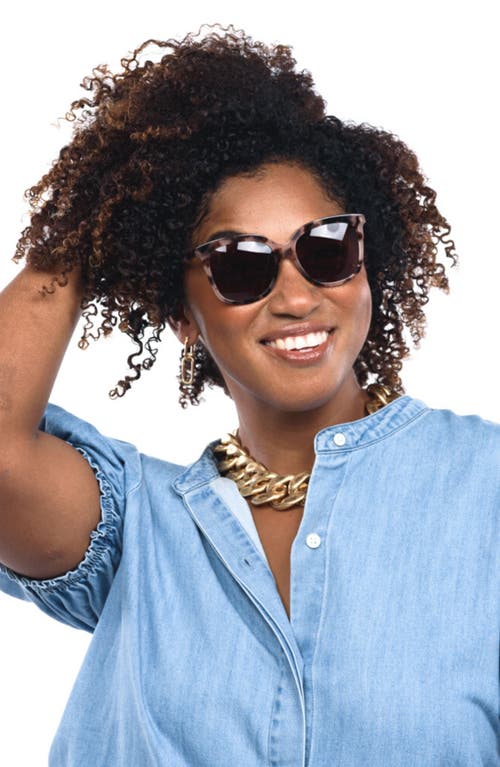 Mohala Eyewear Keana 54mm Medium Nose Bridge Medium Width Polarized Square Sunglasses