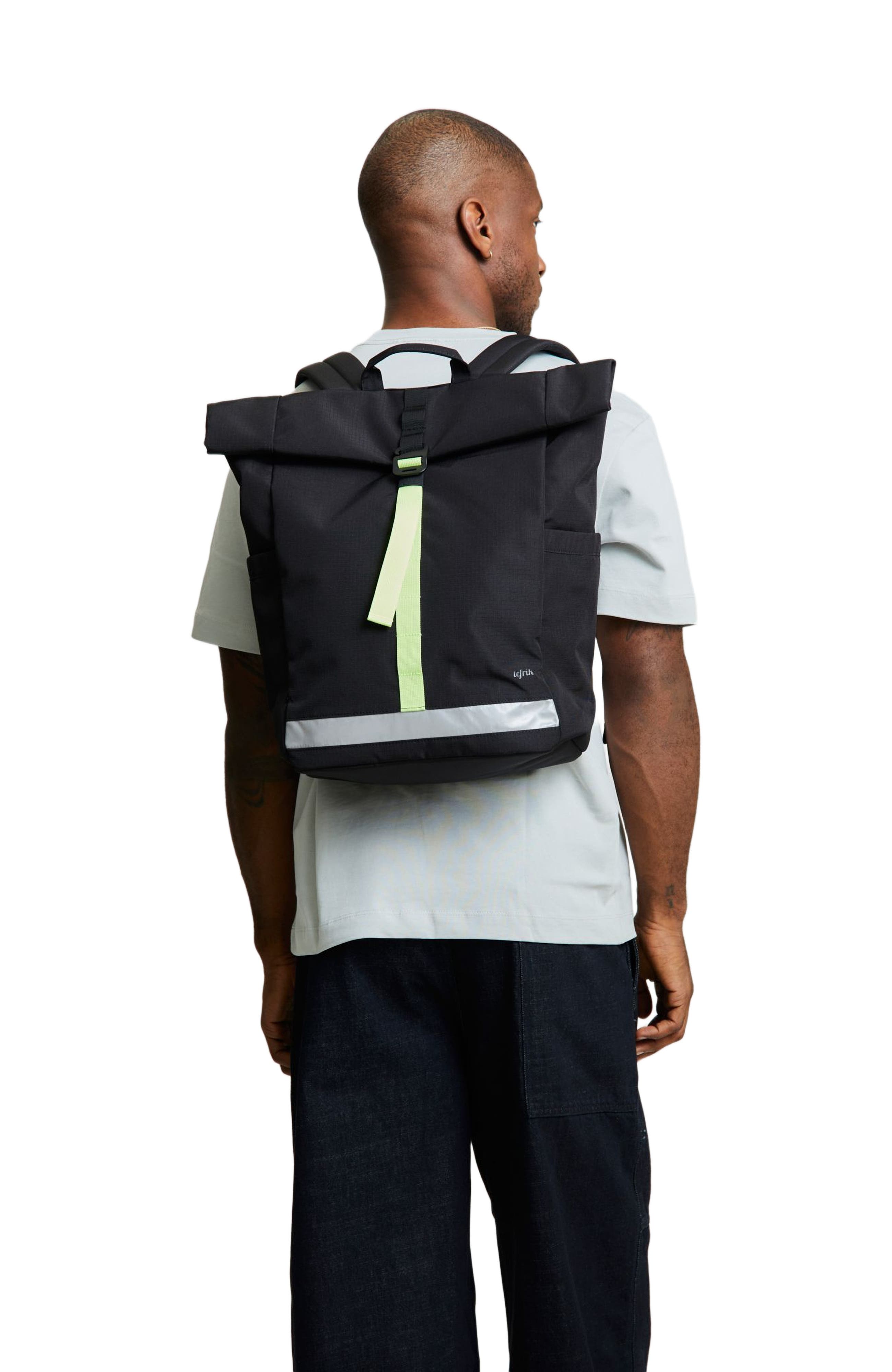 LEFRIK Lars Roll Backpack, Alternate, color, Black