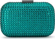 Olga Berg Caydence Hot Fix Crystal Clutch