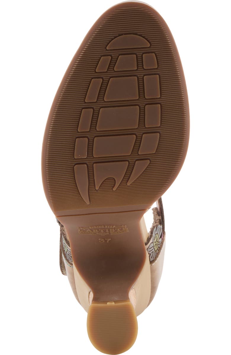 L'Artiste by Spring Step Happydance Ankle Strap Pump, Alternate, color, Beige Multi