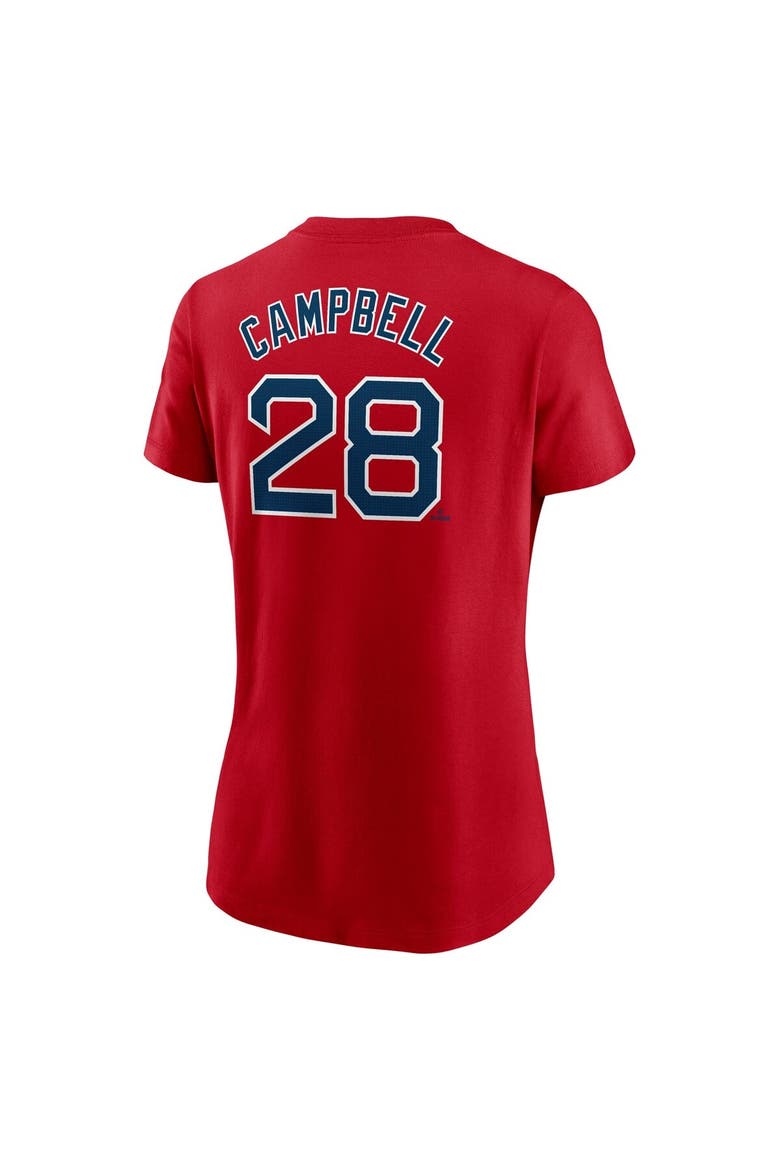 Women's Nike Kristian Campbell Red Boston Red Sox Fuse Name & Number T-Shirt, Alternate, color, Red