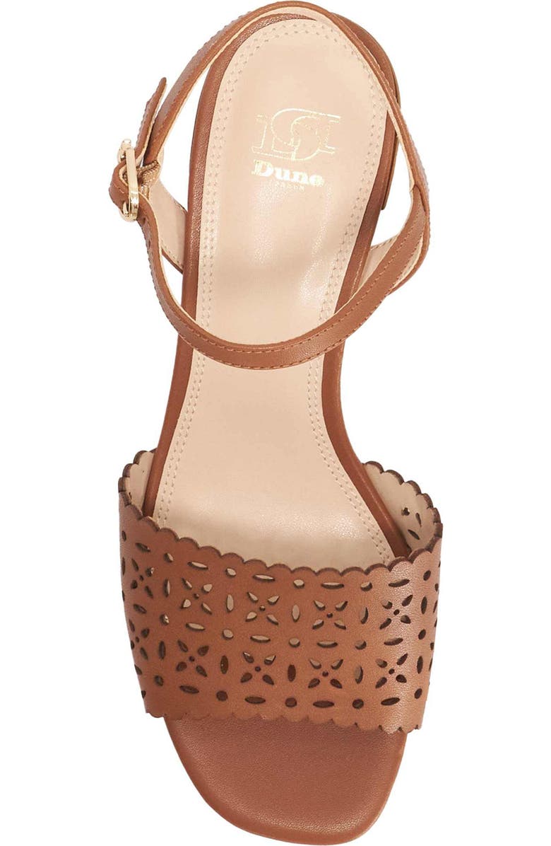 Dune London Josephina Leather Sandal, Alternate, color, Tan