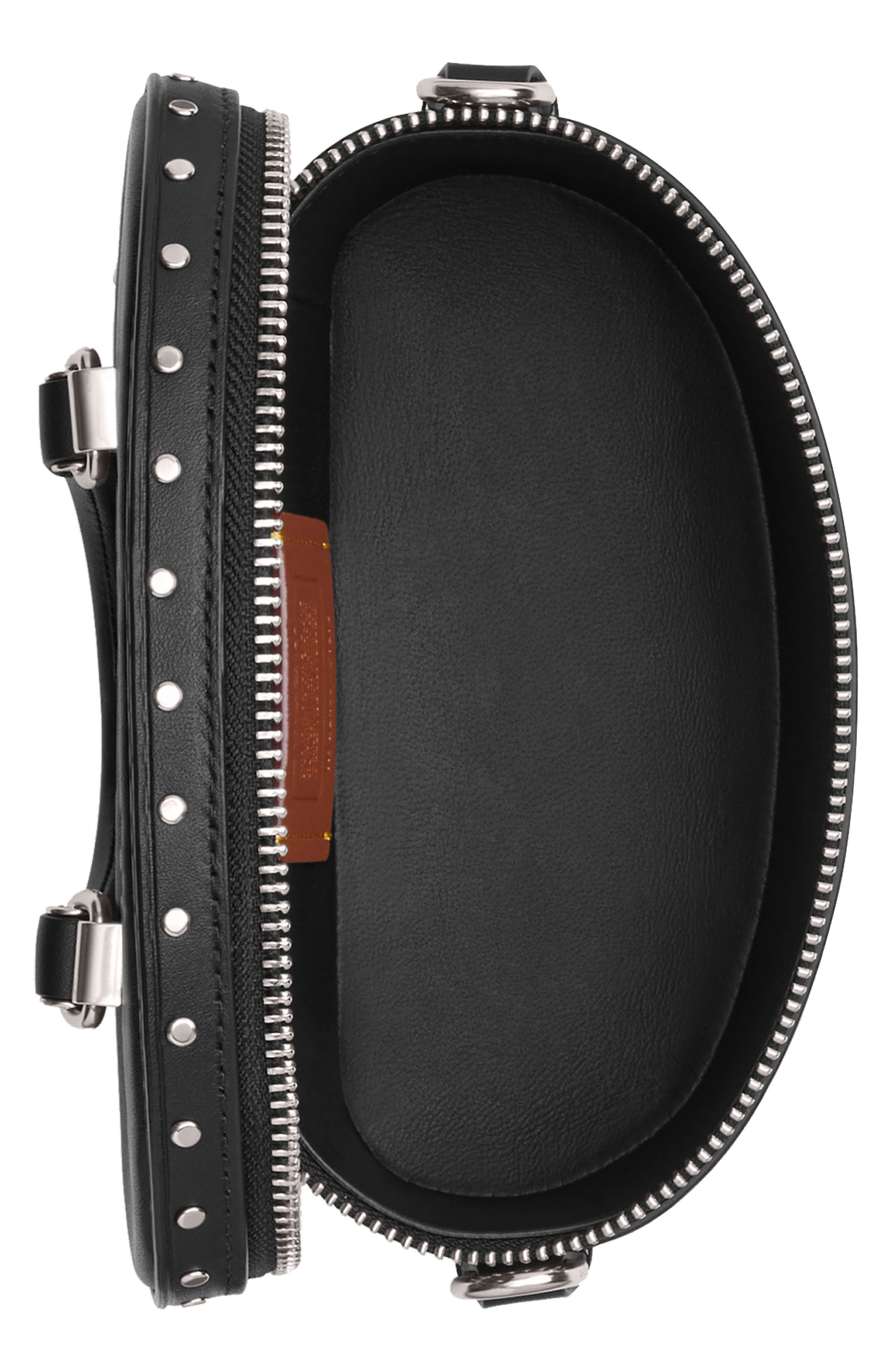 Trail Leather Crossbody Bag, Alternate, color, LH/ BLACK