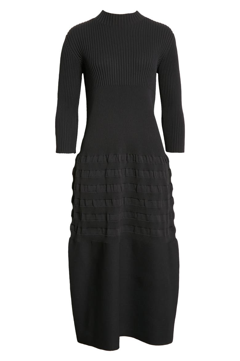 Eolion Dress 1 A-Line Sweater Dress, Alternate, color, BLACK