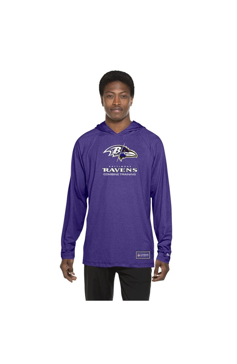 New Era Men's New Era  Purple Baltimore Ravens Functional Fandom Hoodie, Alternate, color, 