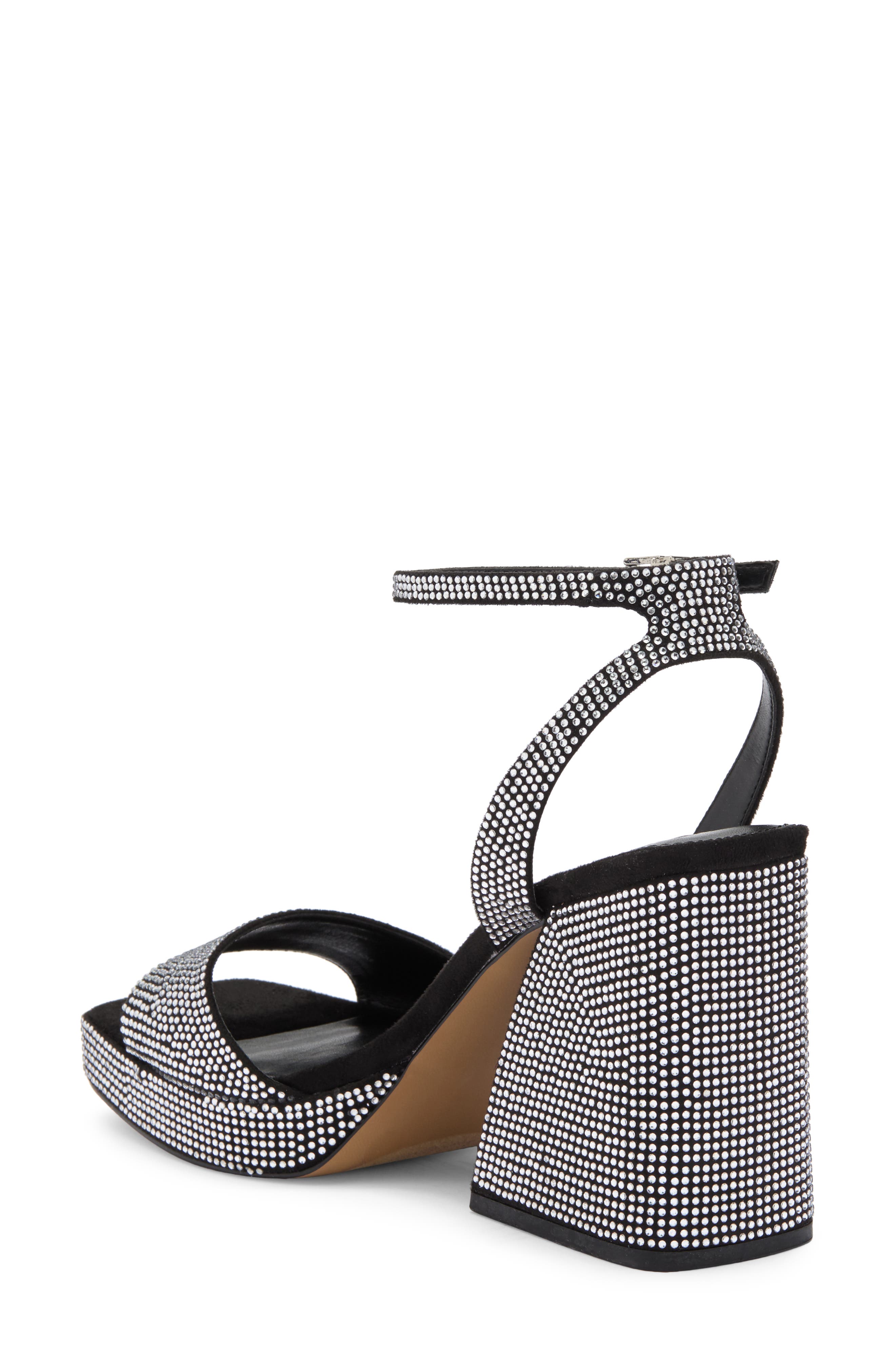 Vince Camuto Pilannaa Rhinestone Block Heel Sandal, Alternate, color, 