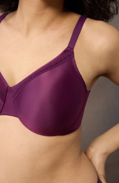 Wacoal Perfect Primer Full Coverage Underwire Bra In Purple