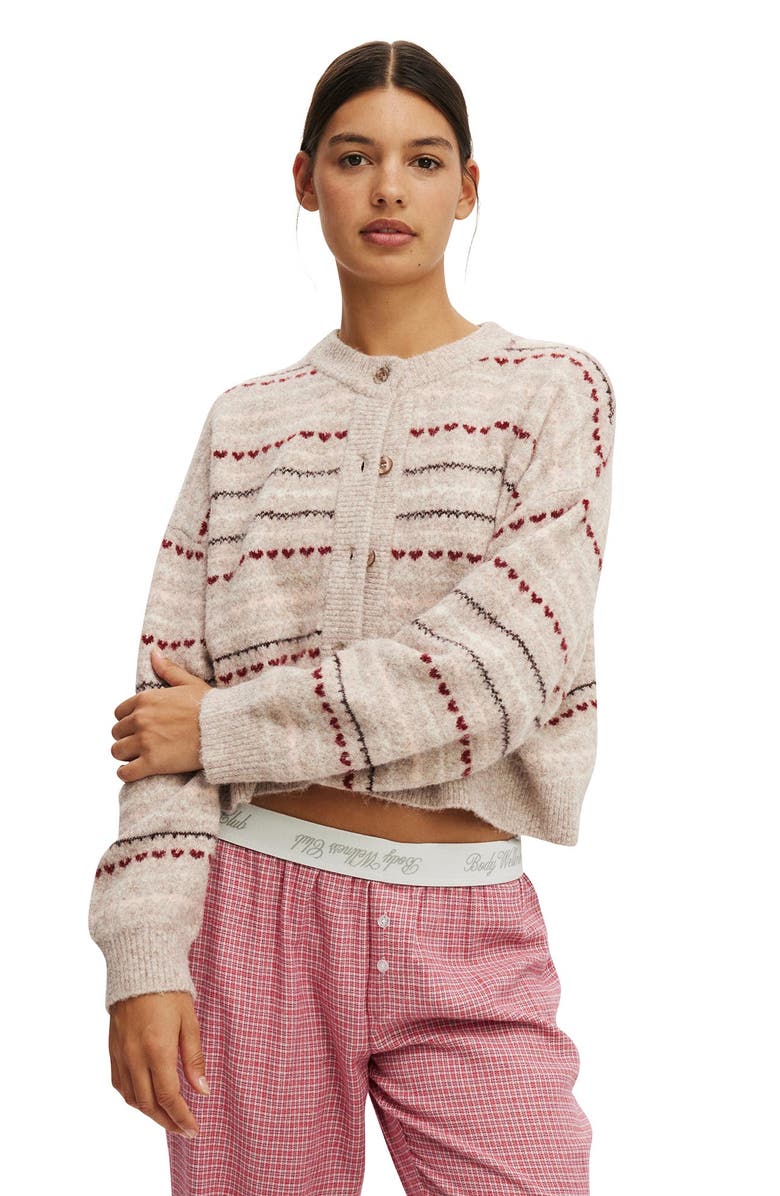 COTTON ON BODY Women's Button Up Cardigan, Main, color, All Spice Chill Girl