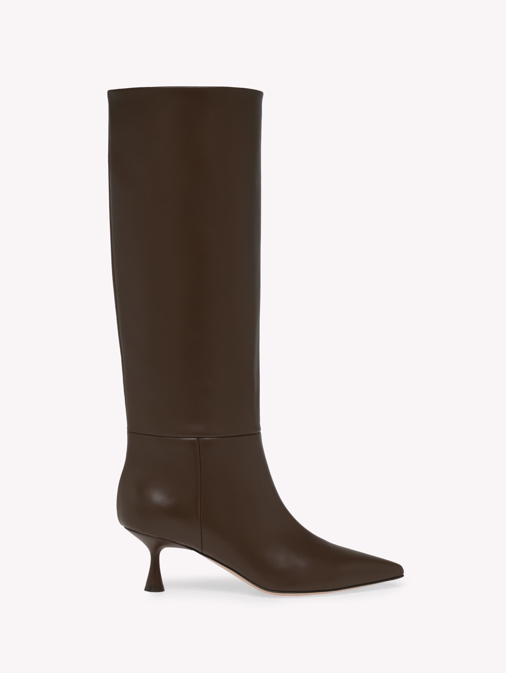 Gianvito Rossi Joyce Boot, Alternate, color, Brown Calf