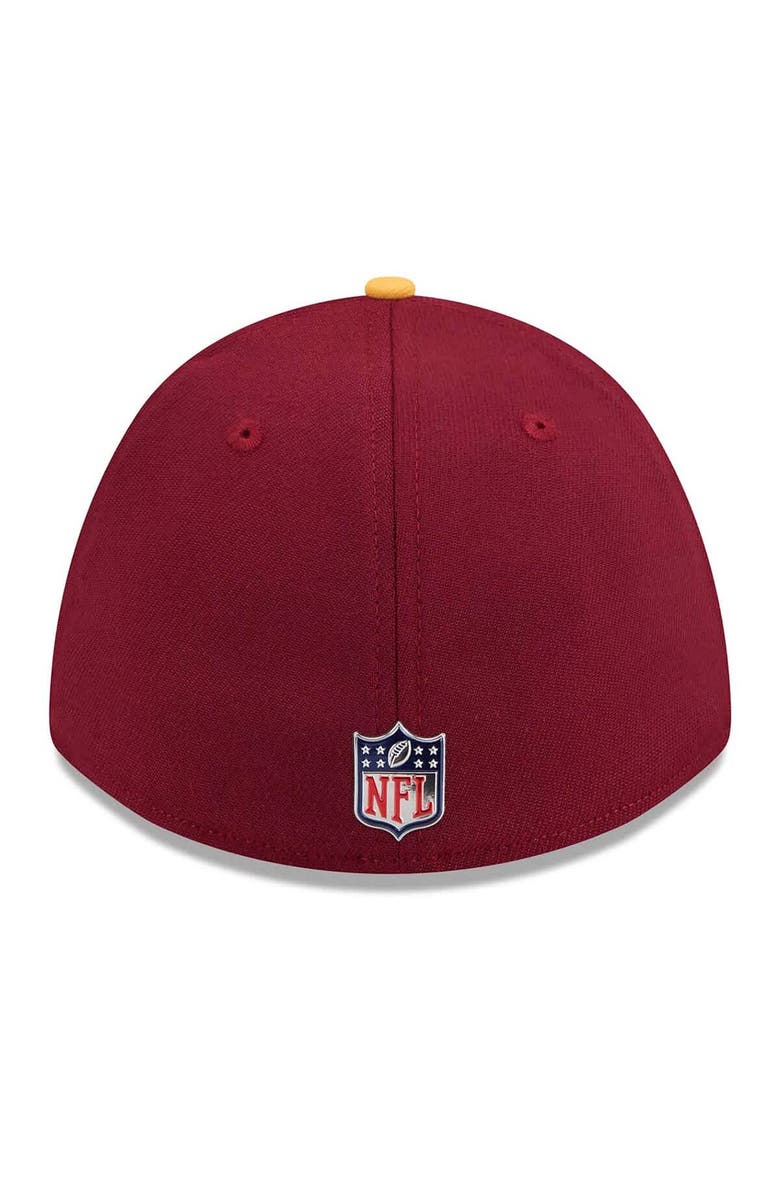 New Era Men's New Era  Burgundy/Gold Washington Commanders 2026 NFL Draft 39THIRTY M-Crown Flex Hat, Alternate, color, Burgundy