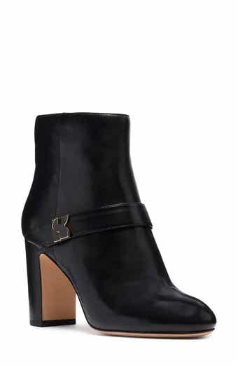 Kate Spade New York Women s Dakota Zip Up Mid Heeled Bootie Ankle Boot Black 8