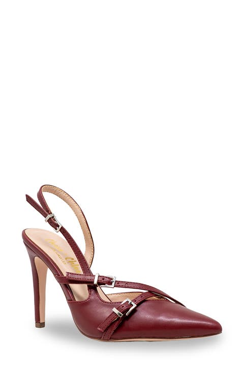 Buckle Bands Slingback Pump (Women)