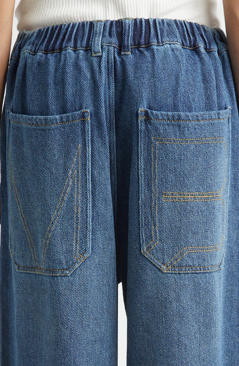 MELITTA BAUMEISTER Cutout Wide Leg Jeans, Alternate, color, Blue