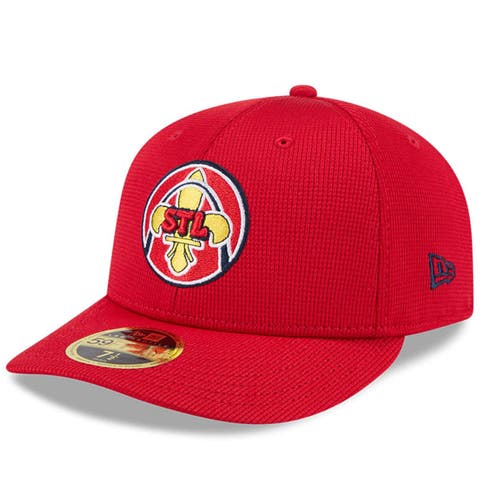 Men's New Era Red St. Louis Cardinals City Connect Batting Practice Low Profile 59FIFTY Fitted Hat