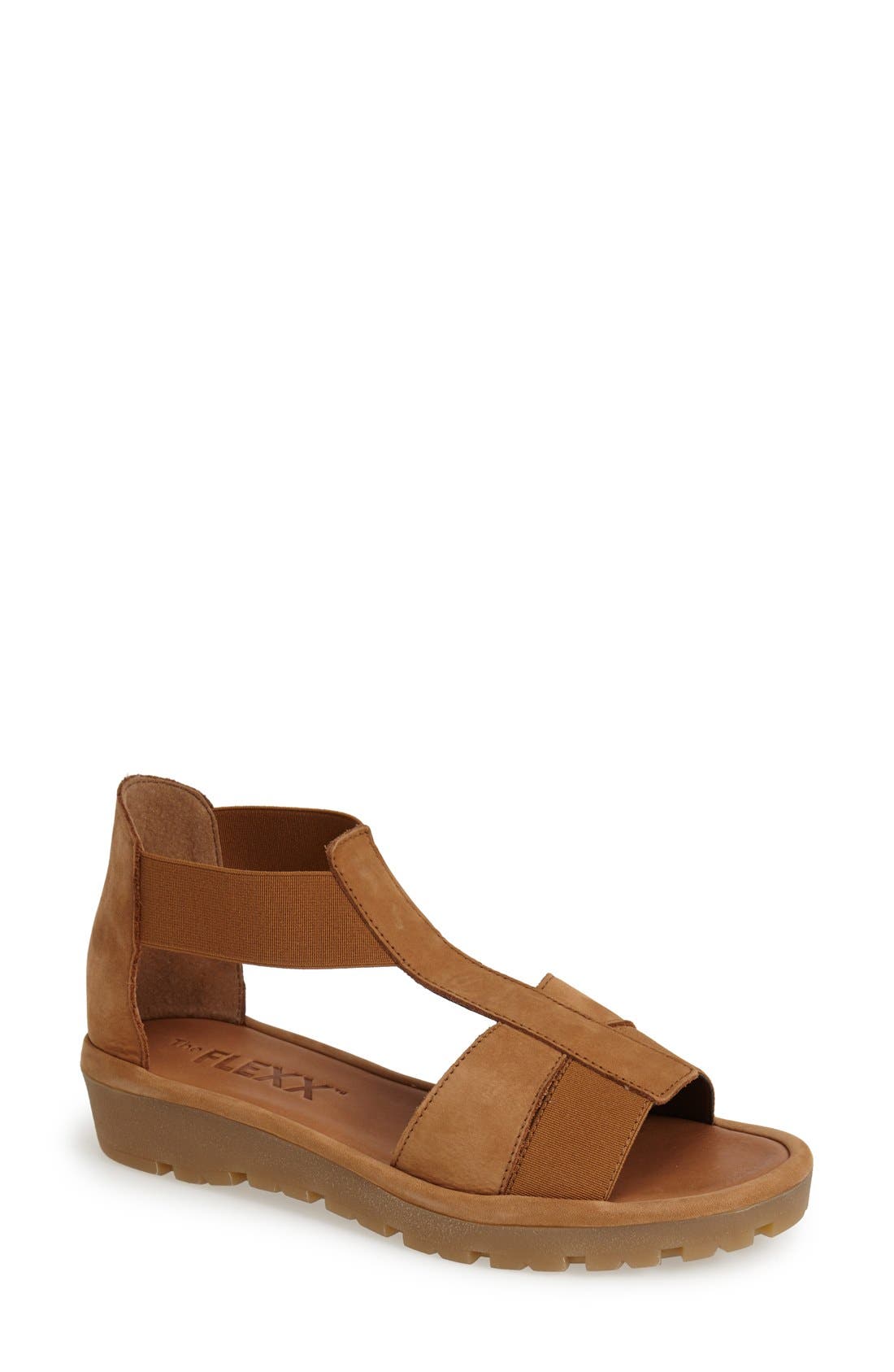 'Sun Tropez' Platform Sandal, Main, color, TAN