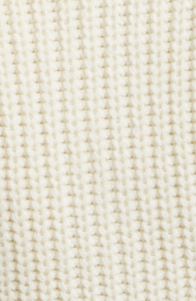 MARGARET O'LEARY Leigh Merino Wool Zip-Up Cardigan, Alternate, color, Snow