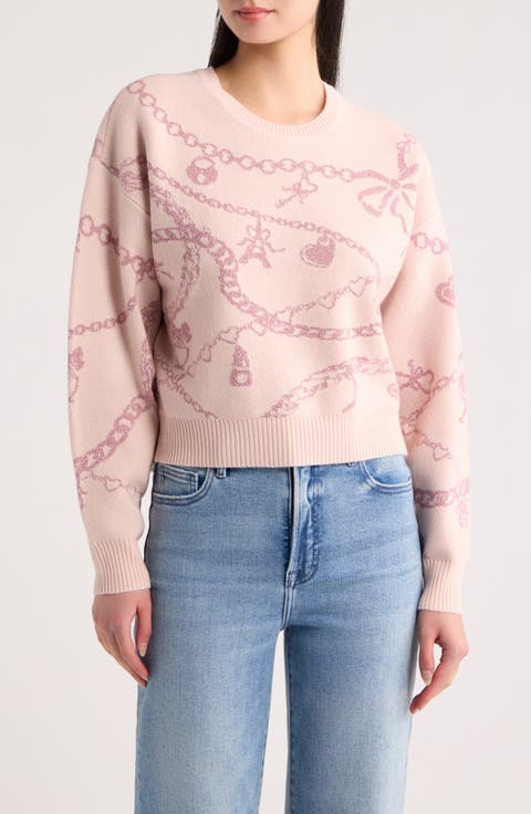 Calindra Metallic Sweater