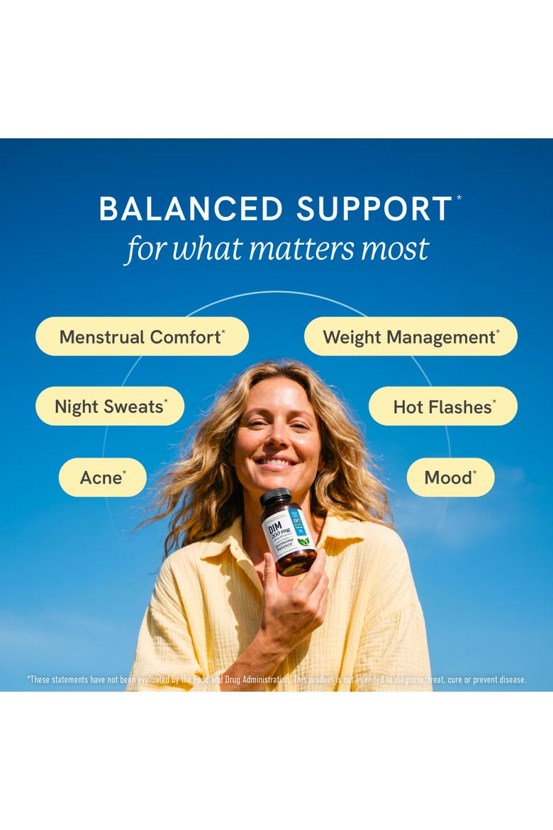 DIM 200mg Estrogen Balance Capsules, Alternate, color, 60ct