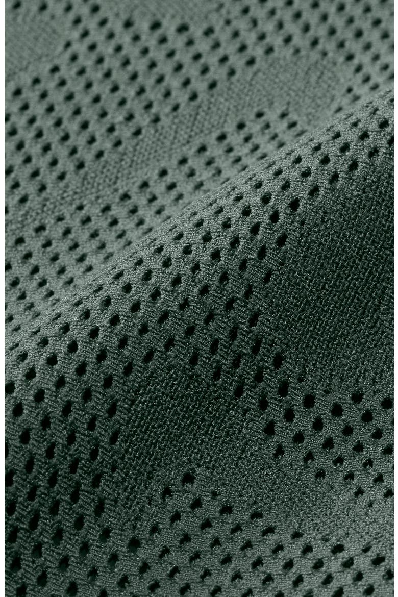 Long Sleeve Performance Polo, Alternate, color, CAMO GREEN/ WHITE