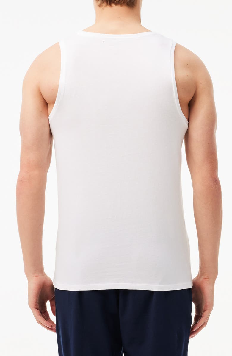 Lacoste 3-Pack Cotton Tanks, Alternate, color, 