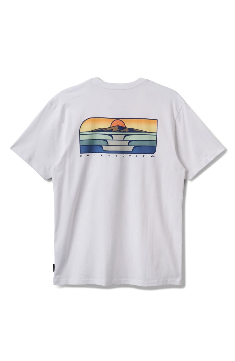 Quiksilver Frames Cotton Graphic T-Shirt, Alternate, color, White